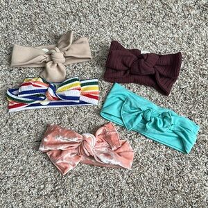 BABY GIRL BOUTIQUE BOW HEADBAND SET